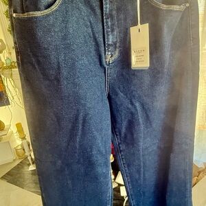 Women’s Mid-Rise Boyfriend Dark Blue Jeans NWT
